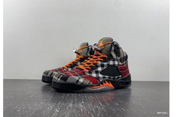 EP Plaid Retro 5 FD4814-008 FD4814-008  Jordan 0130